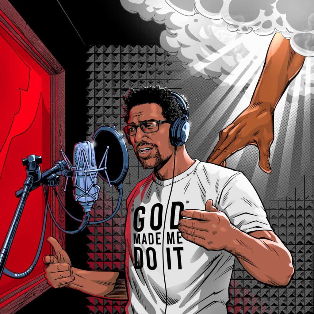 Prafit Josiah God Made Me Do It Album Cover.
