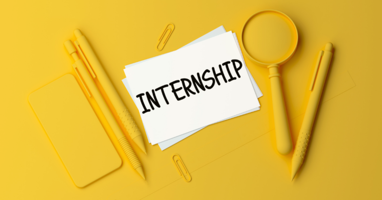 Internship Header Yellow