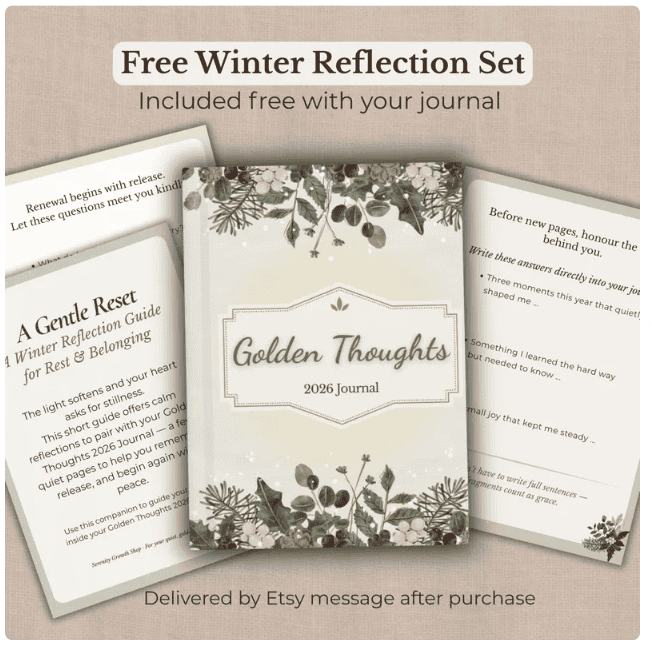 Golden Thoughts Reflection Journal 
