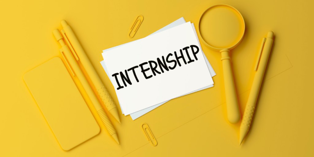 Internship Header Yellow